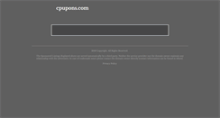 Desktop Screenshot of cpupons.com